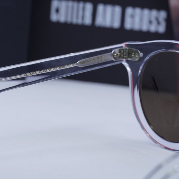 Final Price! Cutler and Gross CG0734S 001 Crystal Sunglasses - Picture 9 of 11